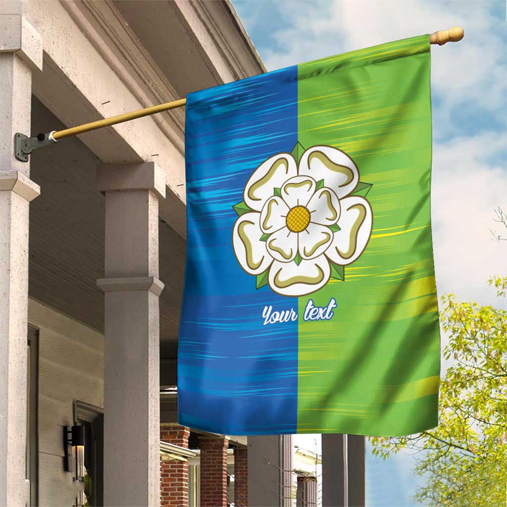 Yorkshire Heritage Personalized Garden Flag East Yorkshire White Rose - Wonder Print Shop