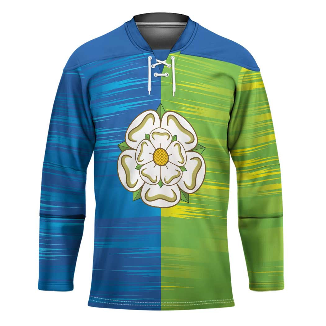 Yorkshire Heritage Personalized Hockey Jersey East Yorkshire White Rose - Wonder Print Shop