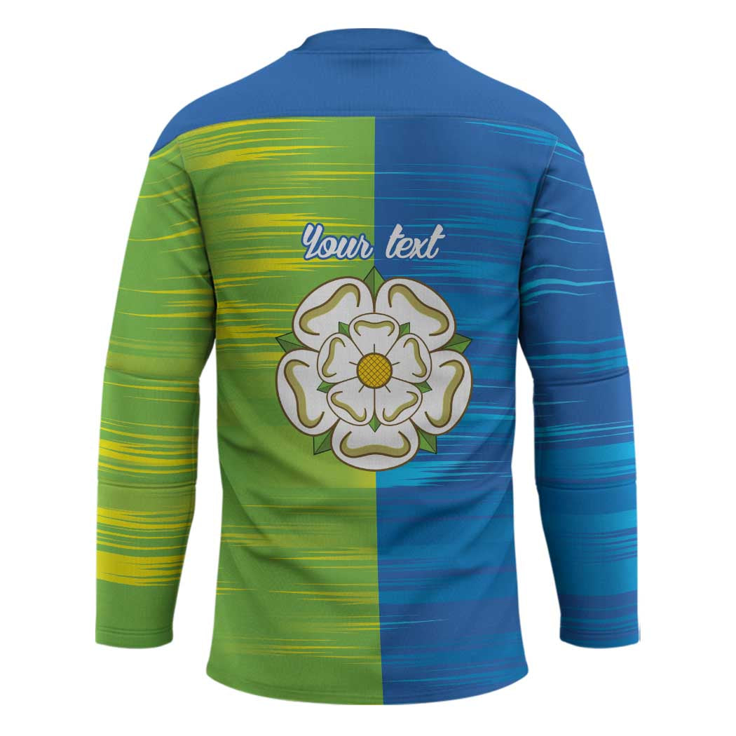 Yorkshire Heritage Personalized Hockey Jersey East Yorkshire White Rose - Wonder Print Shop