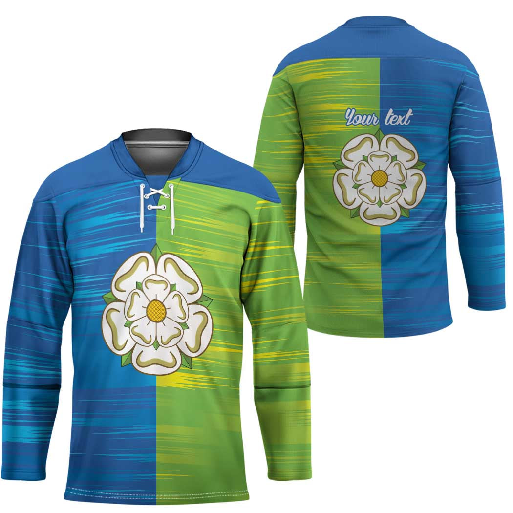 Yorkshire Heritage Personalized Hockey Jersey East Yorkshire White Rose - Wonder Print Shop