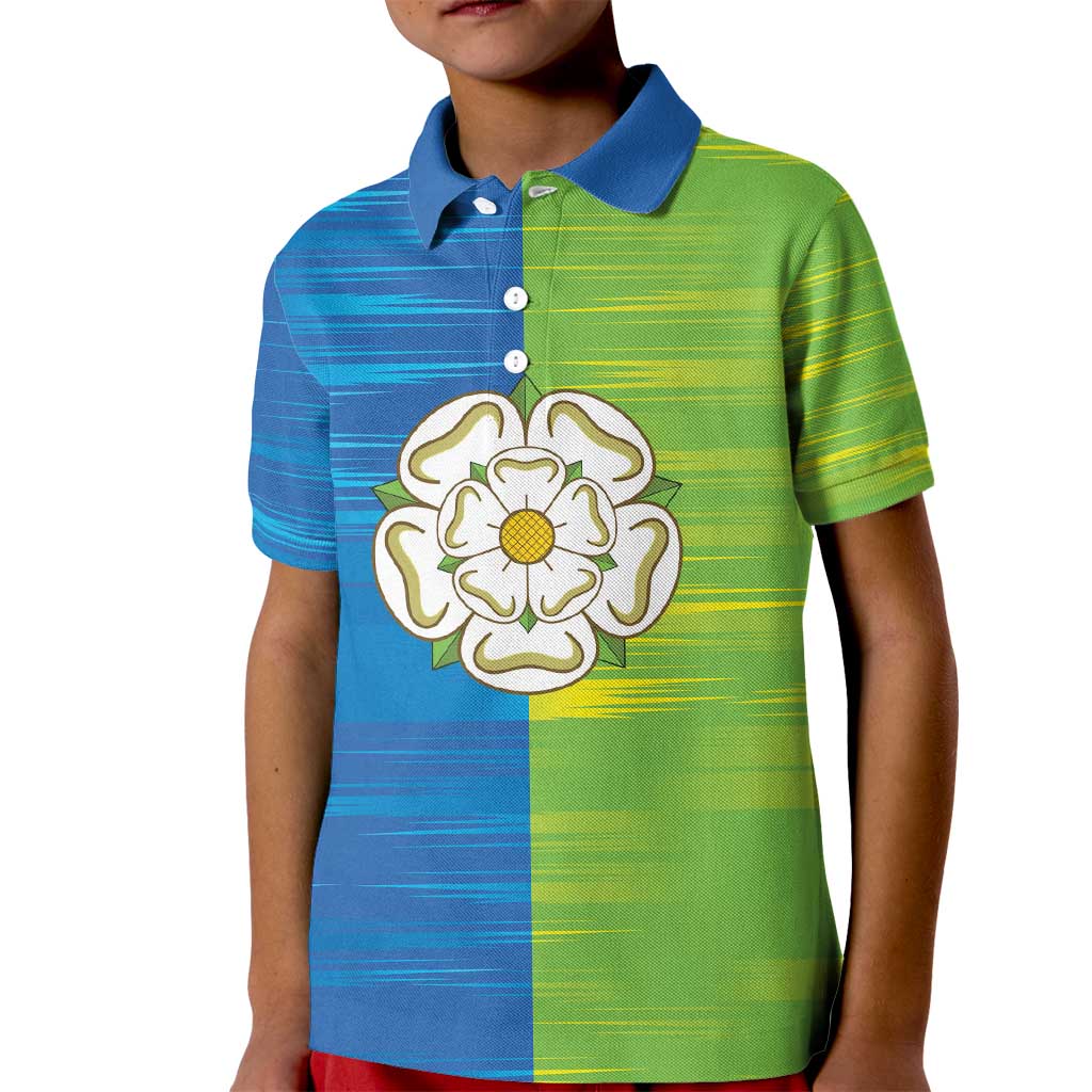 Yorkshire Heritage Personalized Kid Polo Shirt East Yorkshire White Rose - Wonder Print Shop