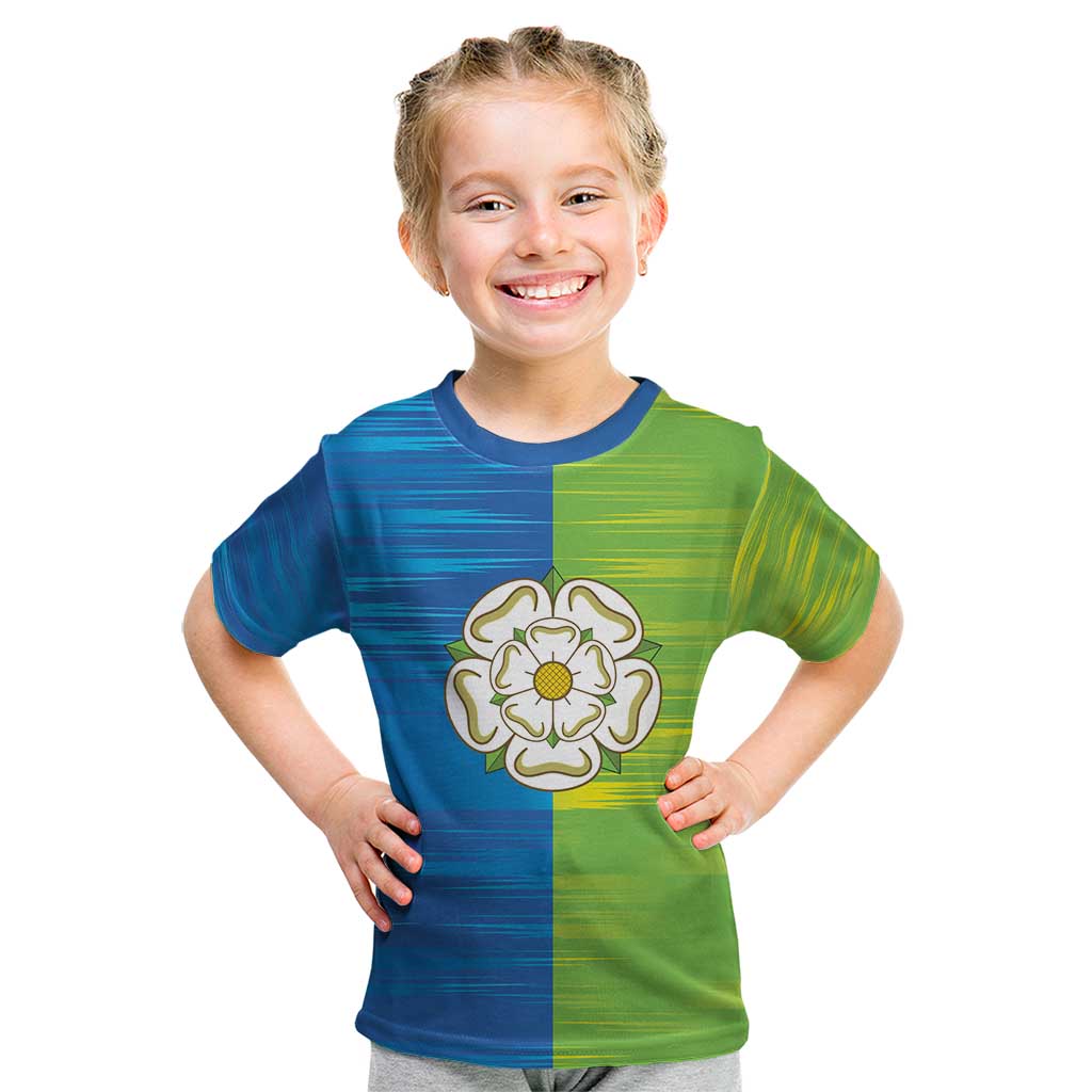 Yorkshire Heritage Personalized Kid T Shirt East Yorkshire White Rose - Wonder Print Shop