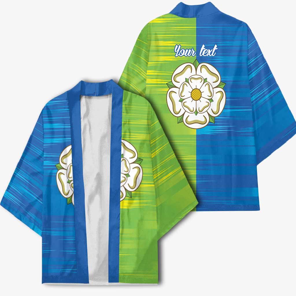 Yorkshire Heritage Personalized Kimono East Yorkshire White Rose - Wonder Print Shop