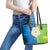 Yorkshire Heritage Personalized Leather Tote Bag East Yorkshire White Rose - Wonder Print Shop