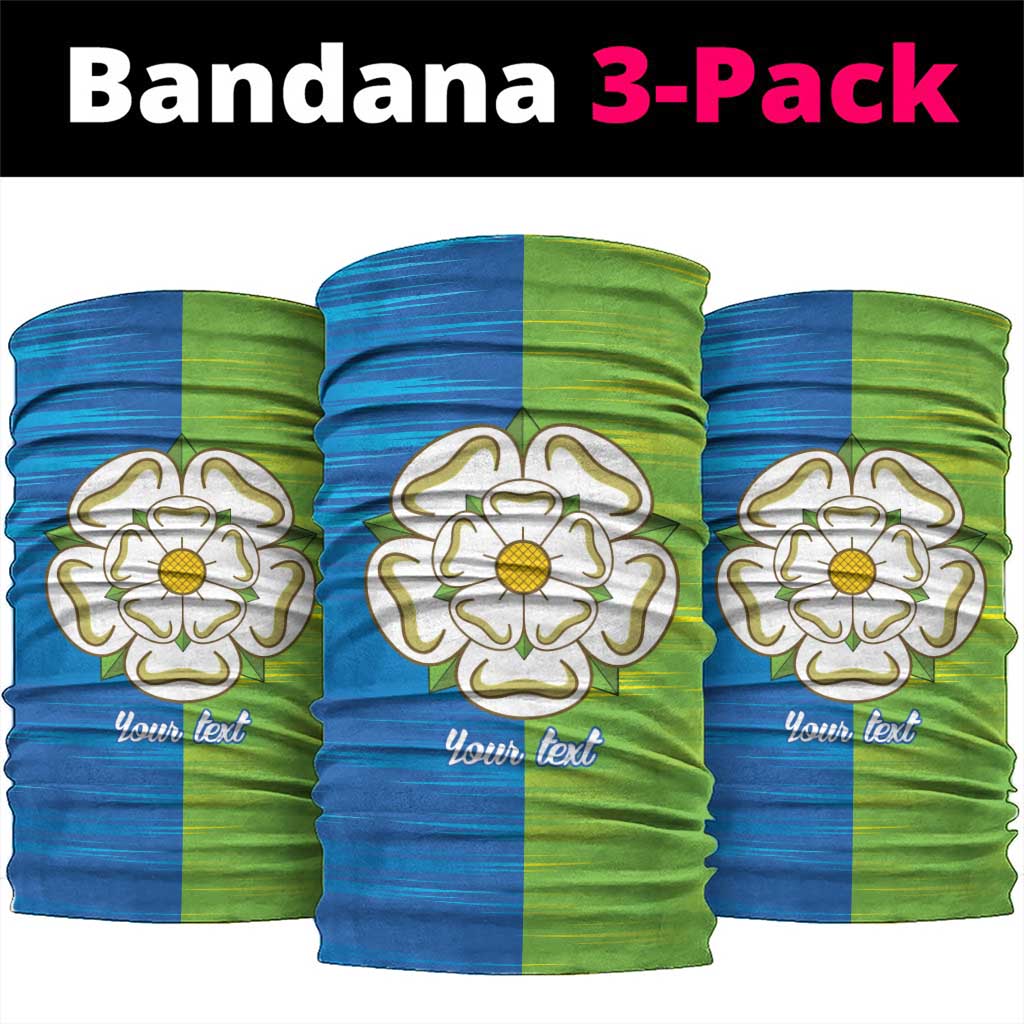 Yorkshire Heritage Personalized Neck Gaiter East Yorkshire White Rose - Wonder Print Shop