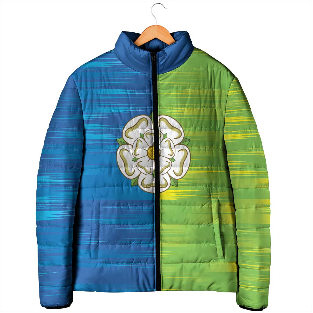 Yorkshire Heritage Personalized Padded Jacket East Yorkshire White Rose - Wonder Print Shop