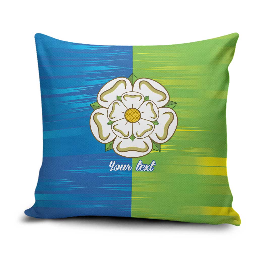 Yorkshire Heritage Personalized Pillow Cover East Yorkshire White Rose - Wonder Print Shop