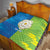 Yorkshire Heritage Personalized Quilt East Yorkshire White Rose - Wonder Print Shop