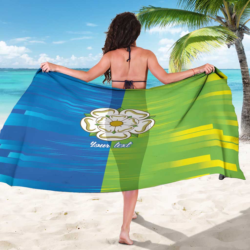 Yorkshire Heritage Personalized Sarong East Yorkshire White Rose - Wonder Print Shop