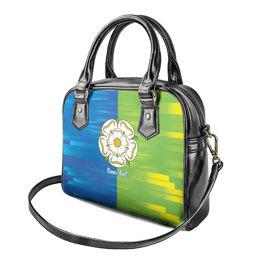 Yorkshire Heritage Personalized Shoulder Handbag East Yorkshire White Rose - Wonder Print Shop