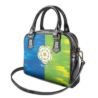 Yorkshire Heritage Personalized Shoulder Handbag East Yorkshire White Rose - Wonder Print Shop