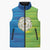 Yorkshire Heritage Personalized Sleeveless Puffer Jacket East Yorkshire White Rose - Wonder Print Shop