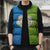 Yorkshire Heritage Personalized Sleeveless Puffer Jacket East Yorkshire White Rose - Wonder Print Shop