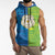 Yorkshire Heritage Personalized Sleeveless Zip Hoodie East Yorkshire White Rose - Wonder Print Shop