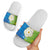 Yorkshire Heritage Personalized Slide Sandals East Yorkshire White Rose - Wonder Print Shop