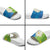 Yorkshire Heritage Personalized Slide Sandals East Yorkshire White Rose - Wonder Print Shop