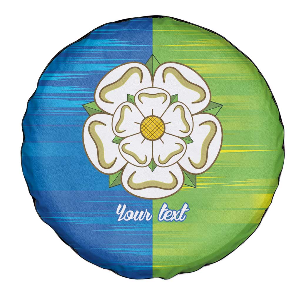 Yorkshire Heritage Personalized Spare Tire Cover East Yorkshire White Rose - Wonder Print Shop