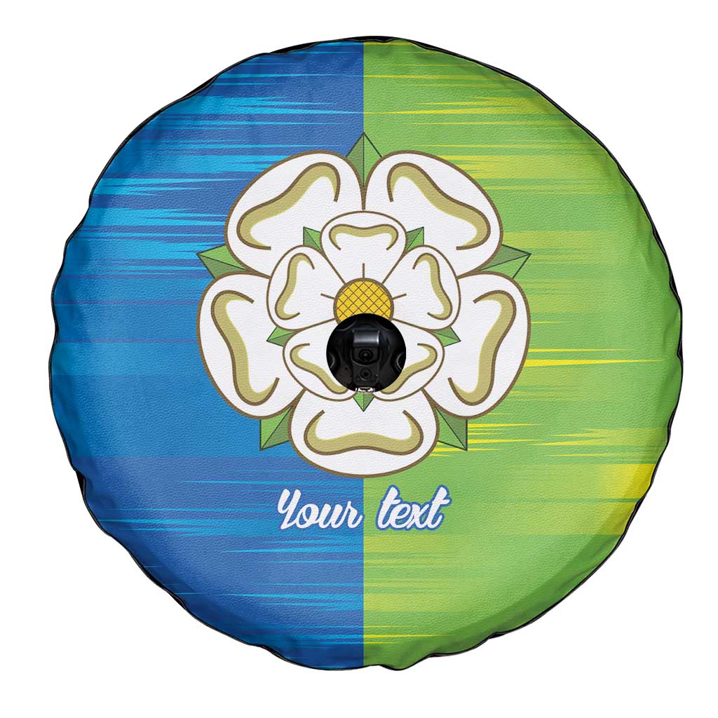 Yorkshire Heritage Personalized Spare Tire Cover East Yorkshire White Rose - Wonder Print Shop