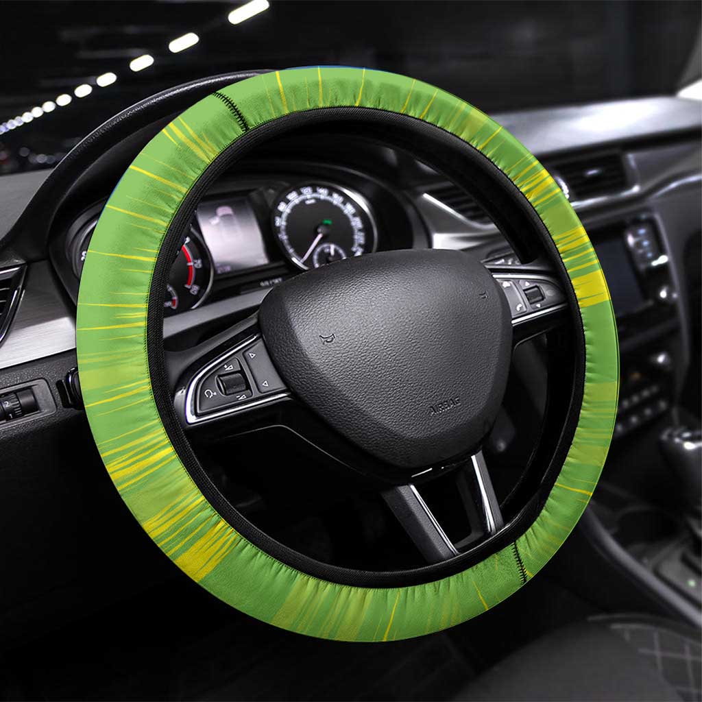 Yorkshire Heritage Steering Wheel Cover East Yorkshire White Rose - Wonder Print Shop