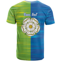 Yorkshire Heritage Personalized T Shirt East Yorkshire White Rose - Wonder Print Shop