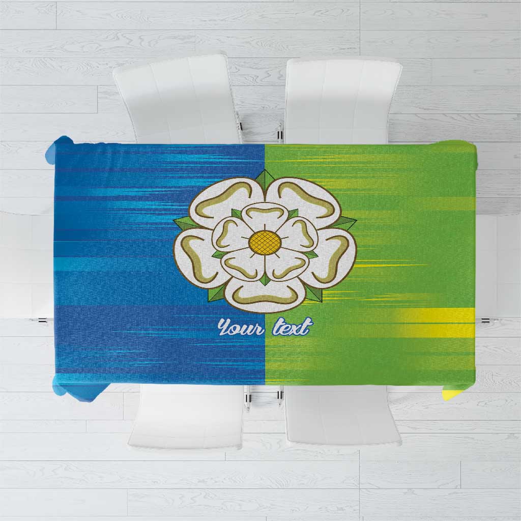 Yorkshire Heritage Personalized Tablecloth East Yorkshire White Rose - Wonder Print Shop