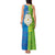 Yorkshire Heritage Personalized Tank Maxi Dress East Yorkshire White Rose - Wonder Print Shop
