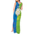 Yorkshire Heritage Personalized Tank Maxi Dress East Yorkshire White Rose - Wonder Print Shop