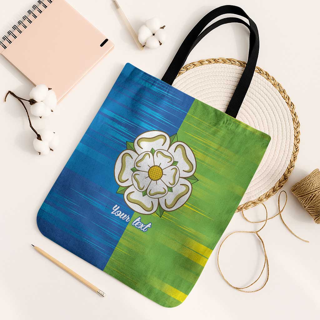 Yorkshire Heritage Personalized Tote Bag East Yorkshire White Rose - Wonder Print Shop