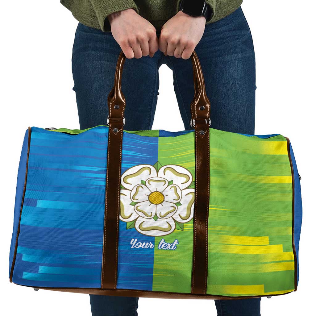 Yorkshire Heritage Personalized Travel Bag East Yorkshire White Rose - Wonder Print Shop