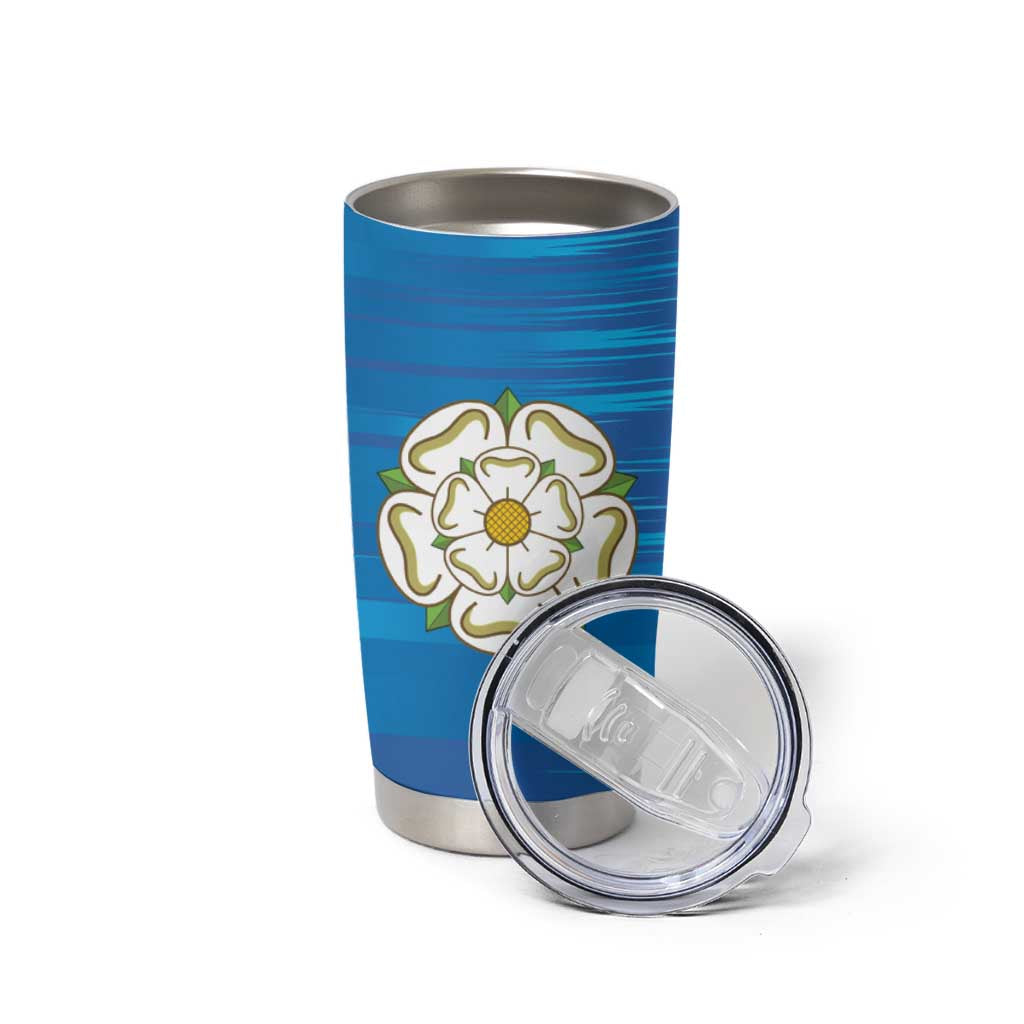 Yorkshire Heritage Personalized Tumbler Cup East Yorkshire White Rose - Wonder Print Shop