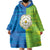 Yorkshire Heritage Personalized Wearable Blanket Hoodie East Yorkshire White Rose - Wonder Print Shop