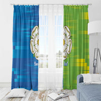 Yorkshire Heritage Personalized Window Curtain East Yorkshire White Rose - Wonder Print Shop