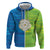 Yorkshire Heritage Personalized Zip Hoodie East Yorkshire White Rose - Wonder Print Shop