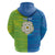 Yorkshire Heritage Personalized Zip Hoodie East Yorkshire White Rose - Wonder Print Shop