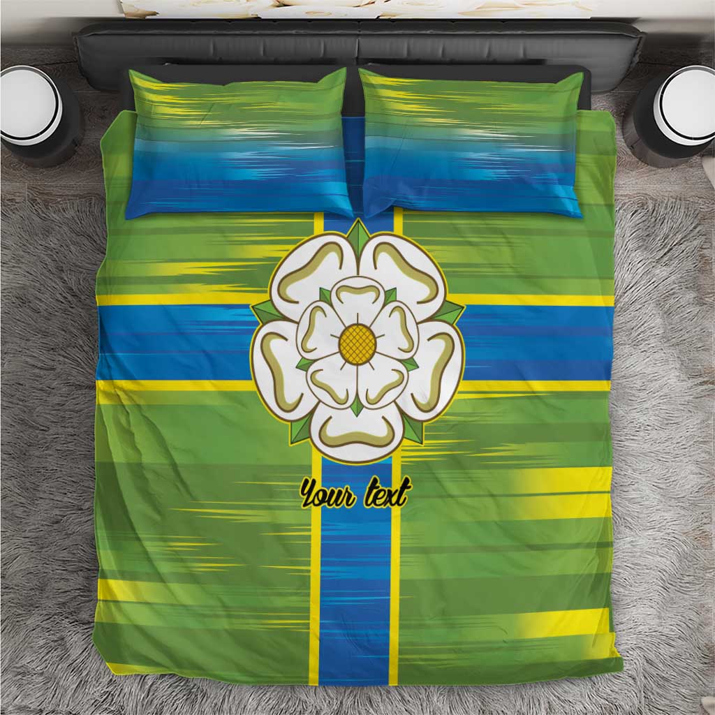 Yorkshire Heritage Personalized Bedding Set North Yorkshire White Rose - Wonder Print Shop