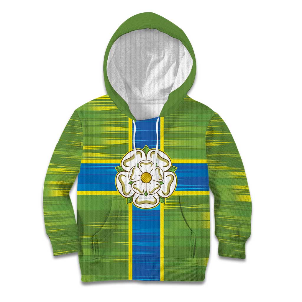 Yorkshire Heritage Personalized Kid Hoodie North Yorkshire White Rose - Wonder Print Shop