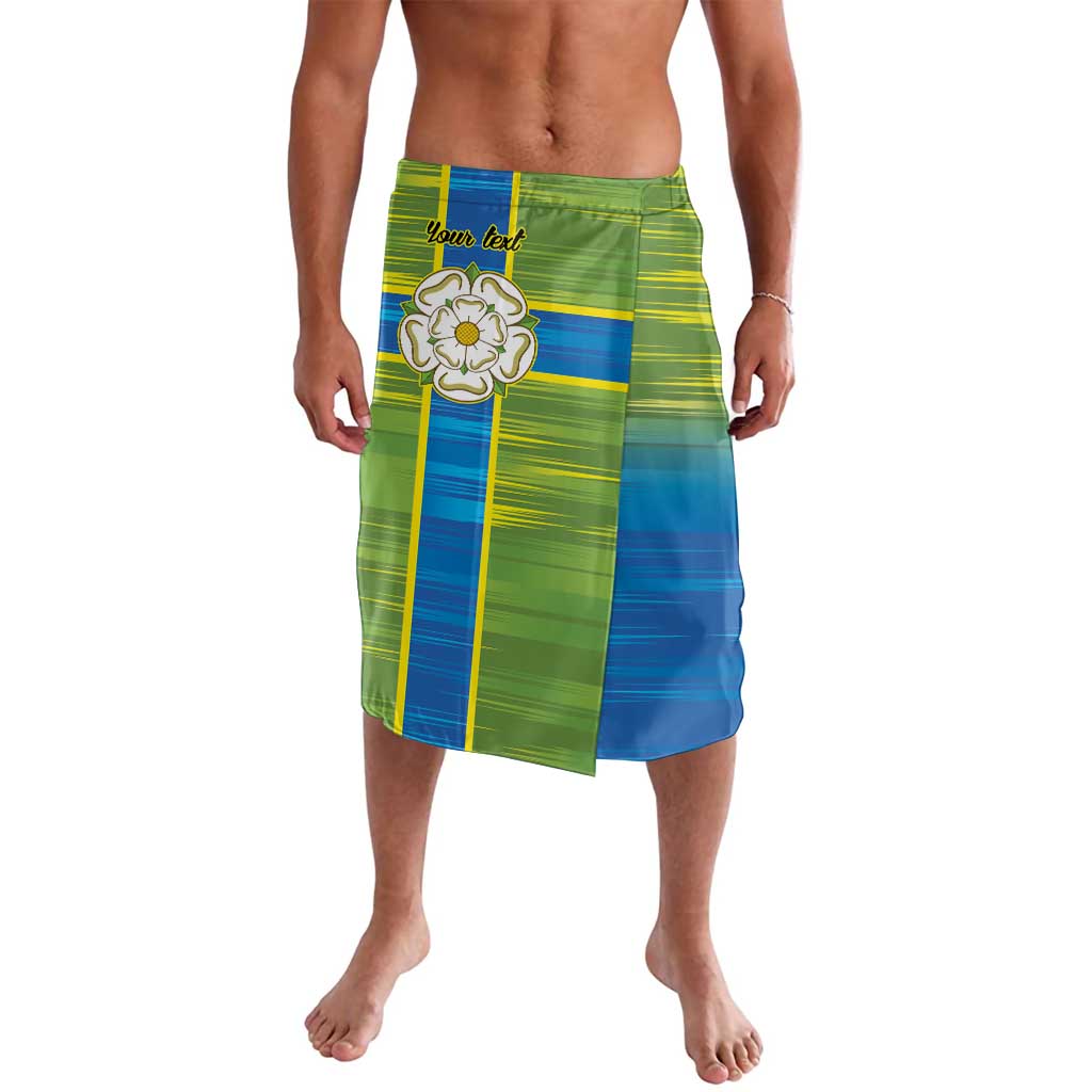 Yorkshire Heritage Personalized Lavalava North Yorkshire White Rose - Wonder Print Shop