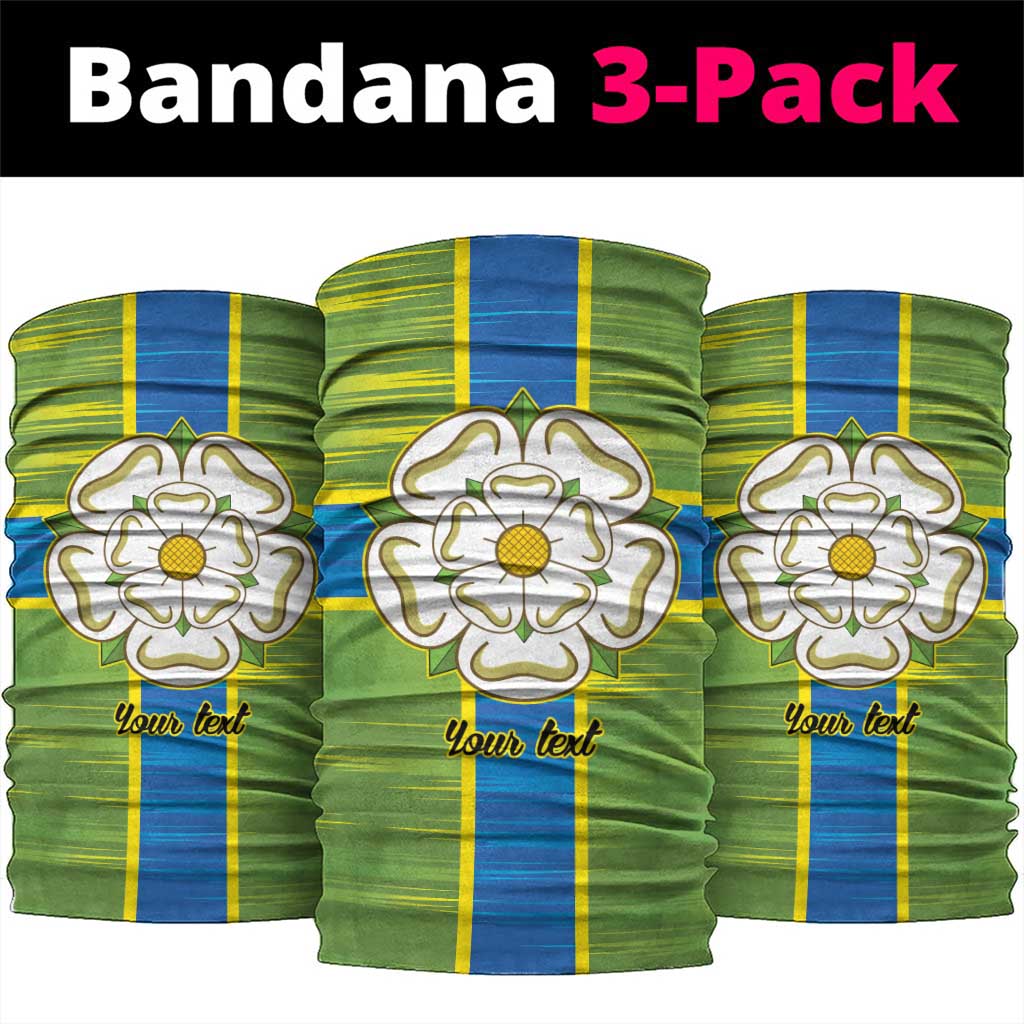 Yorkshire Heritage Personalized Neck Gaiter North Yorkshire White Rose - Wonder Print Shop