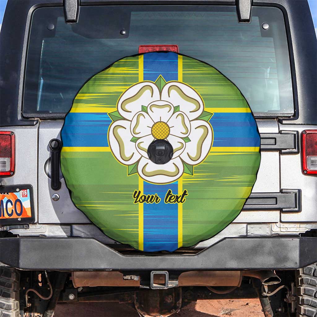 Yorkshire Heritage Personalized Spare Tire Cover North Yorkshire White Rose - Wonder Print Shop
