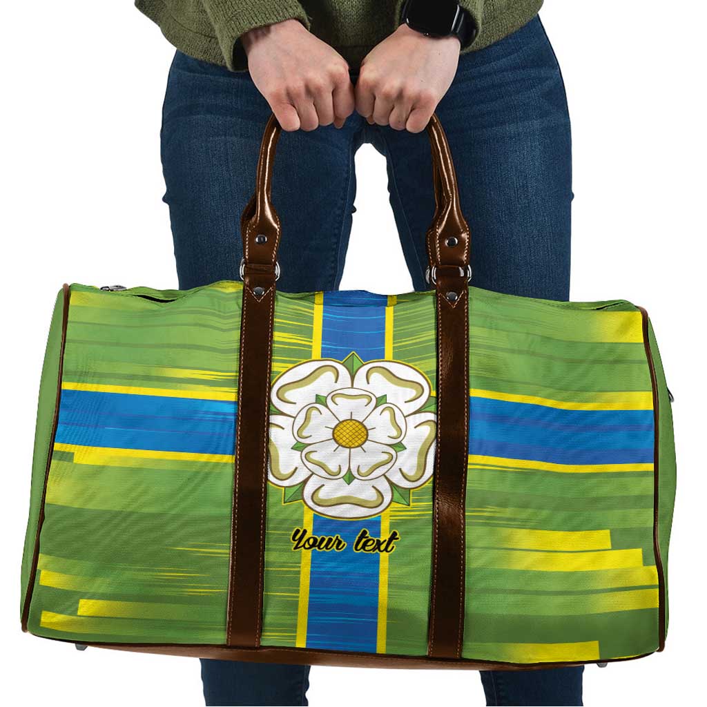 Yorkshire Heritage Personalized Travel Bag North Yorkshire White Rose - Wonder Print Shop