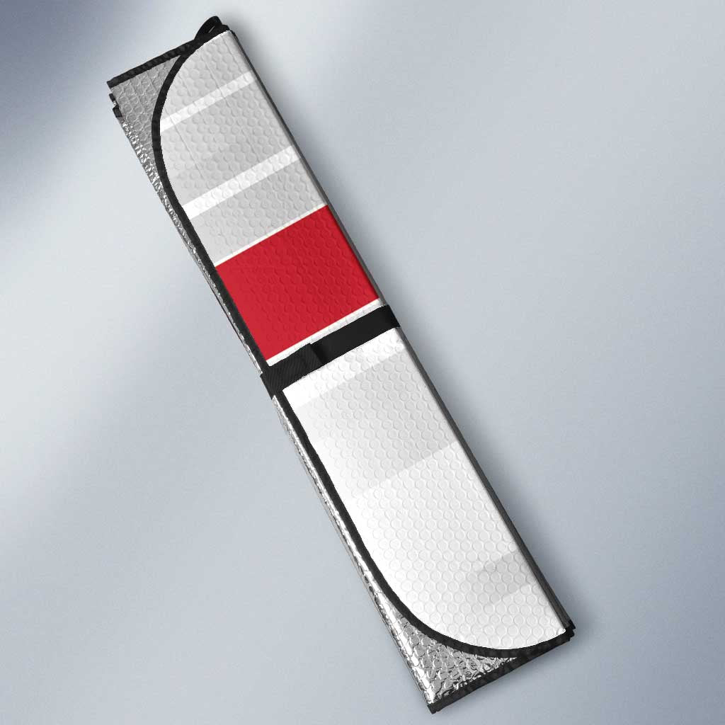 Yorkshire Heritage Personalized Auto Sun Shade West Yorkshire White Rose - Wonder Print Shop