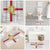 Yorkshire Heritage Personalized Bathroom Set West Yorkshire White Rose - Wonder Print Shop
