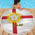 Yorkshire Heritage Personalized Beach Blanket West Yorkshire White Rose - Wonder Print Shop