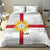 Yorkshire Heritage Personalized Bedding Set West Yorkshire White Rose - Wonder Print Shop