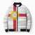 Yorkshire Heritage Personalized Bomber Puffer Jacket West Yorkshire White Rose - Wonder Print Shop