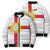 Yorkshire Heritage Personalized Bomber Puffer Jacket West Yorkshire White Rose - Wonder Print Shop