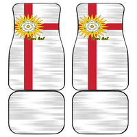 Yorkshire Heritage Personalized Car Mats West Yorkshire White Rose - Wonder Print Shop