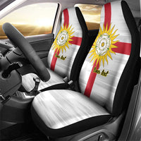 Yorkshire Heritage Personalized Car Seat Cover West Yorkshire White Rose - Wonder Print Shop