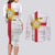 Yorkshire Heritage Personalized Couples Matching Long Sleeve Bodycon Dress and Long Sleeve Button Shirt West Yorkshire White Rose - Wonder Print Shop