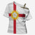 Yorkshire Heritage Personalized Cross Shoulder Shirt West Yorkshire White Rose - Wonder Print Shop